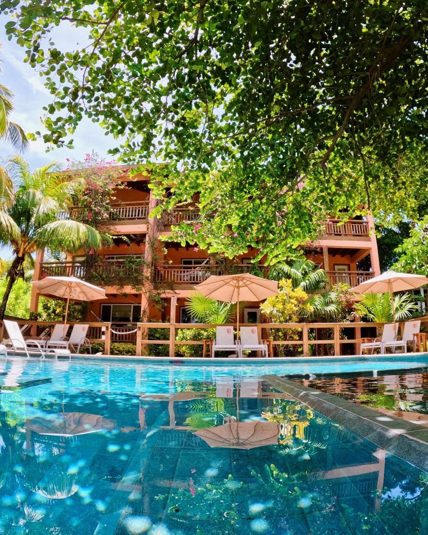 Hotel Posada Seremein Roatan West Bay Bagian luar foto